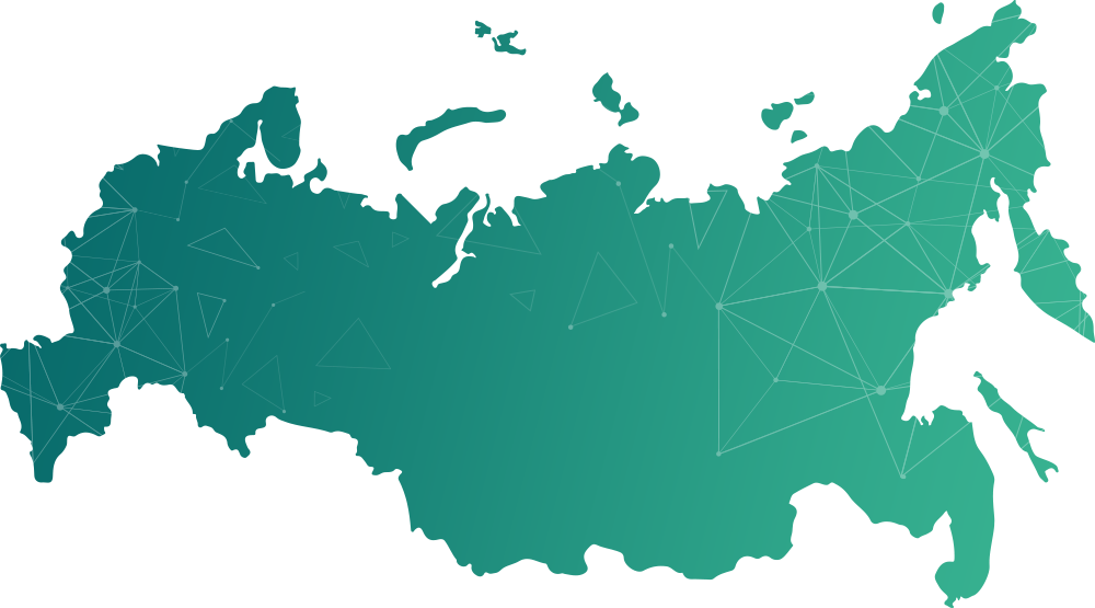 Карта России — офисы в Краснодаре и Ульяновске